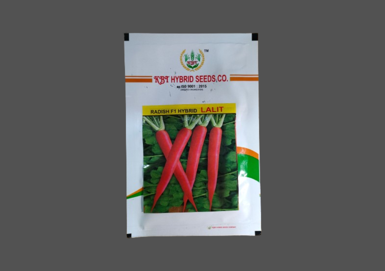 RADISH F1 HYBRID  LALIT 10g (RED Colour Radish लाल मूली)